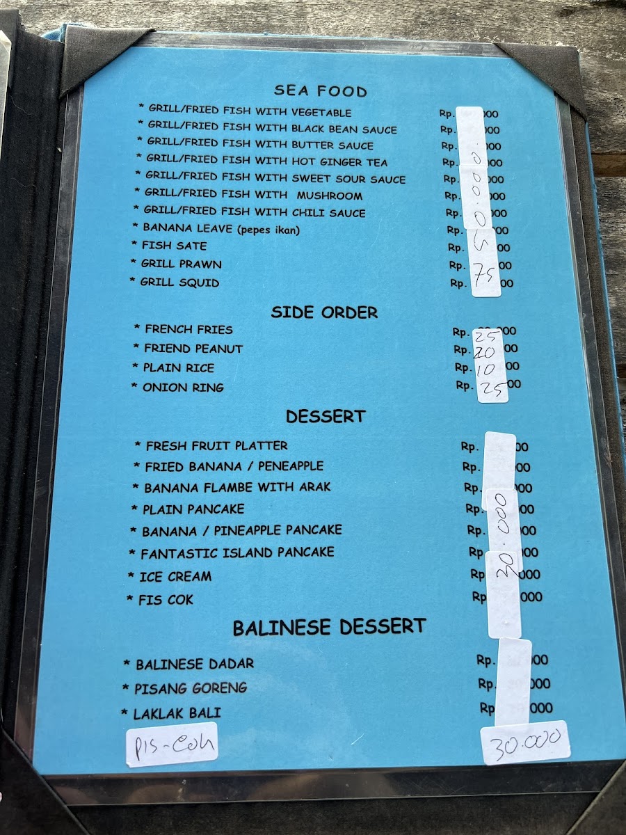 Menu Warung Segara-2