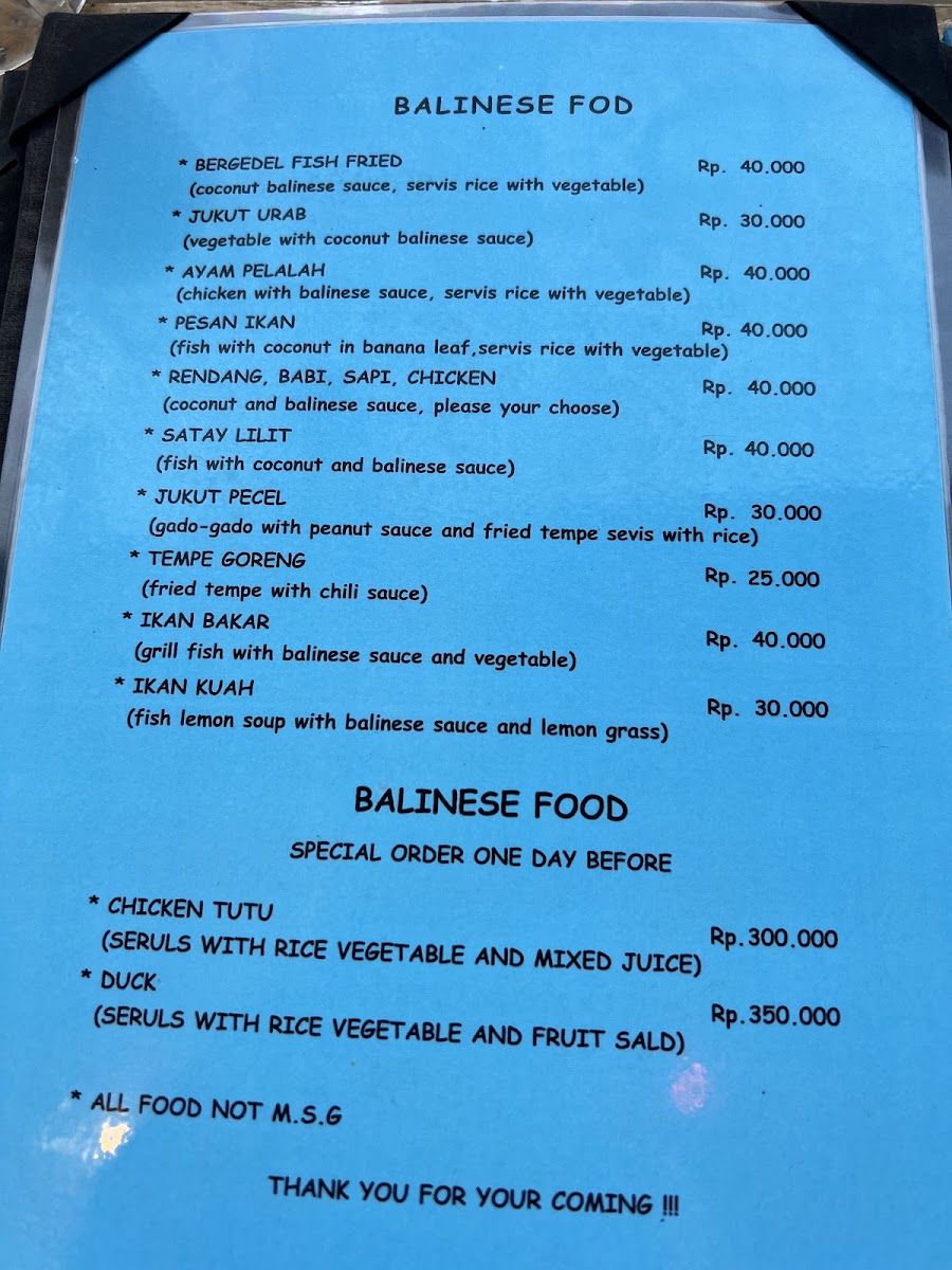 Menu Warung Segara-7